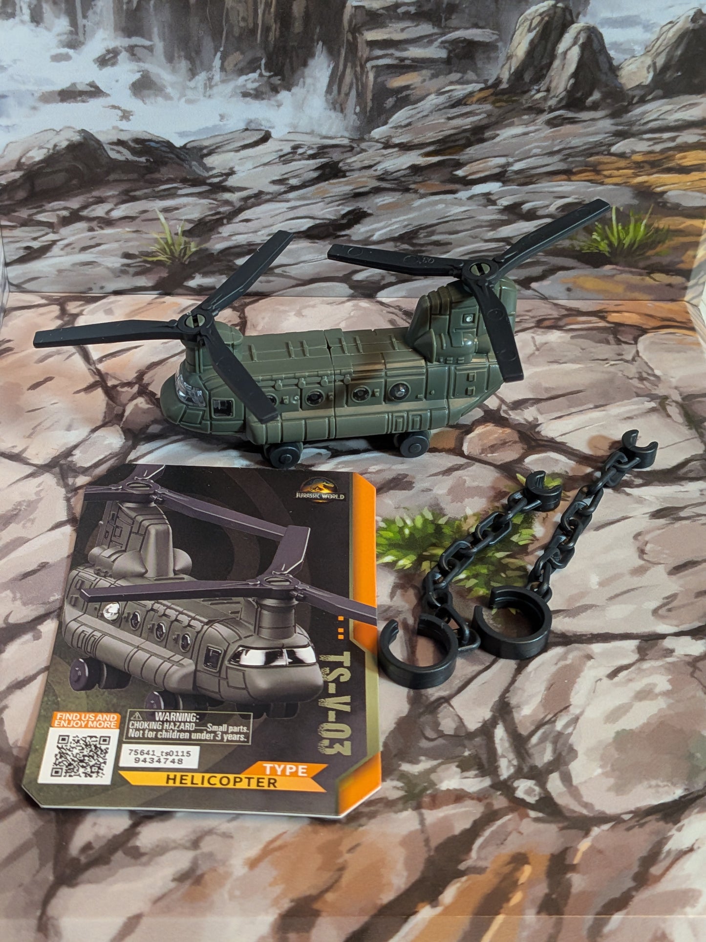 Blokees - Jurassic World Terraventure Ts01 - Helicopter (~9cm)
