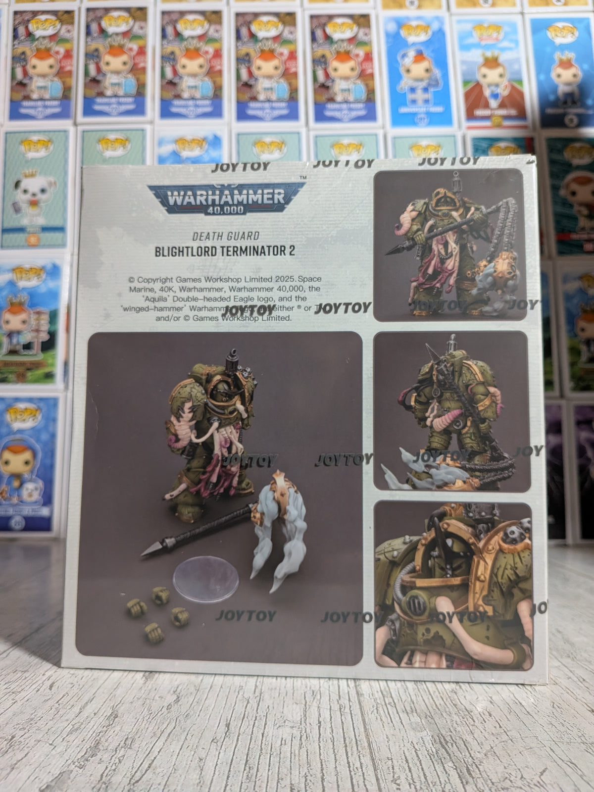 JoyToy Warhammer 40k - Death Guard Blightlord Terminator 2 (14.2cm)