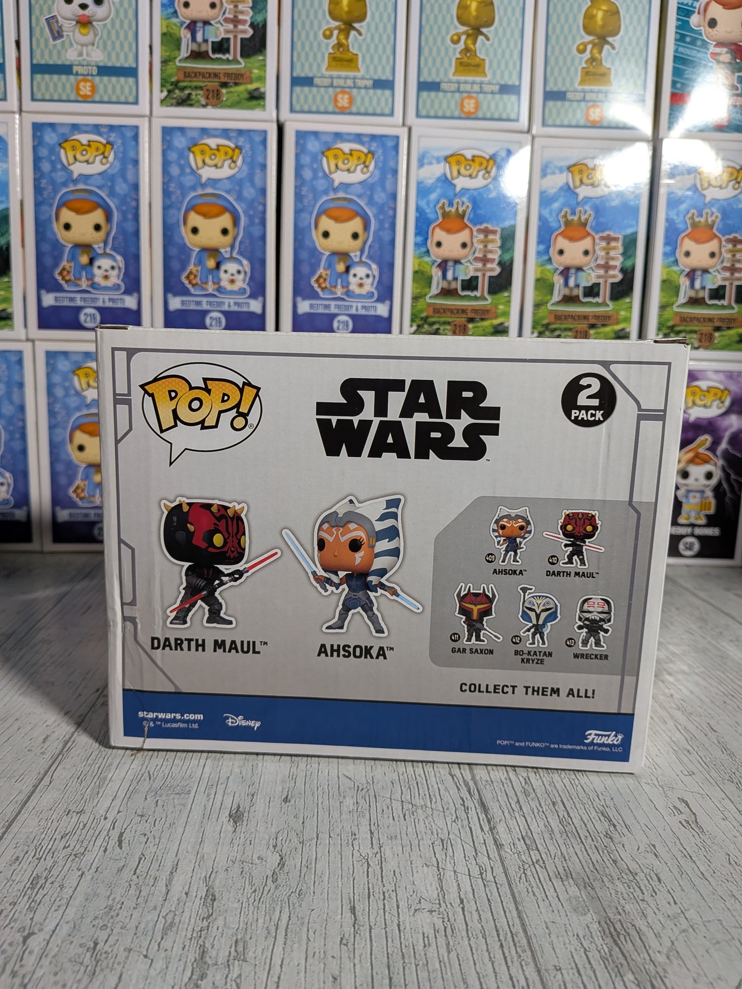 Funko Pop Star Wars – Darth Maul vs Ahsoka Tano (GE/Beschädigte Box)