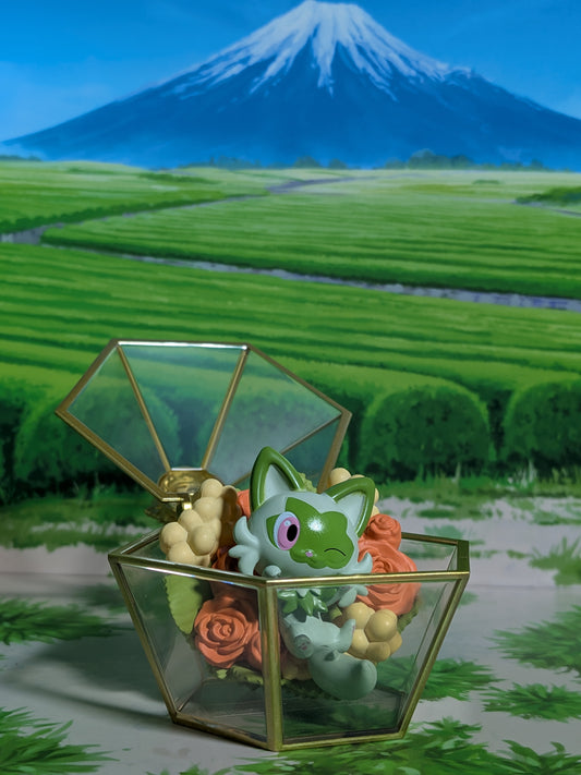 Re-Ment Pokémon - Poussacha / Sprigatito - Romantic Collection