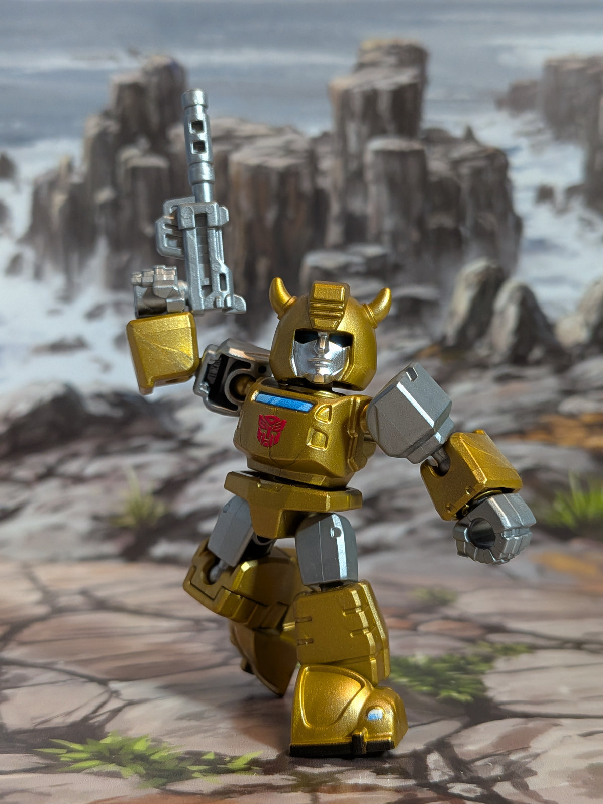 Blokees - Transformers Galaxy Shining (DV01) - Brilliant Bumblebee (~4-6cm)