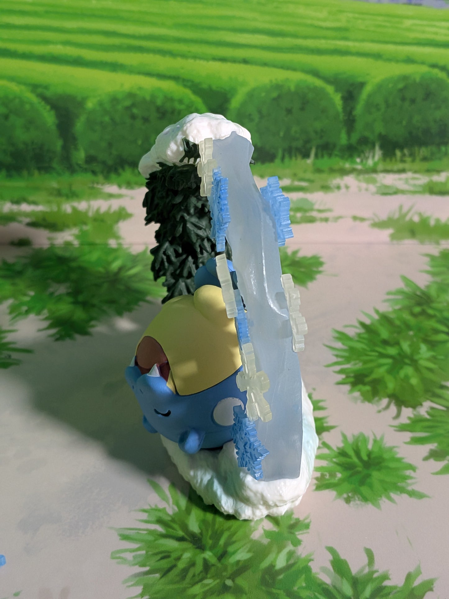 Re-Ment Pokémon - Pikachu & Obalie / Spheal - Circular Diorama (Lire description)
