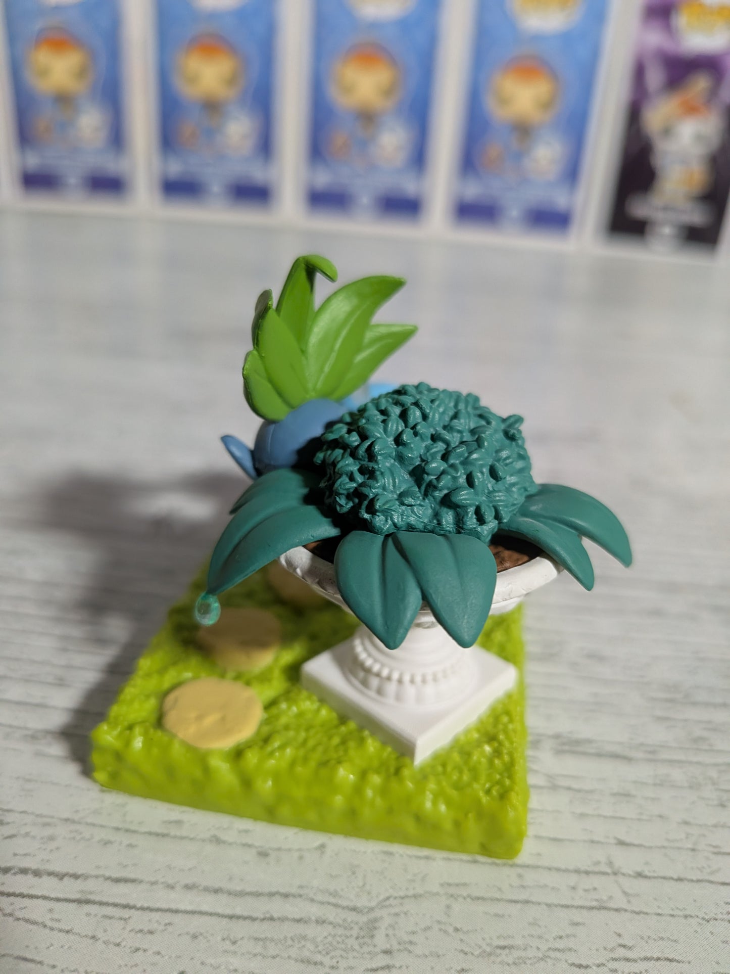 Re-Ment Pokémon - Axoloto / Wooper & Mystherbe / Oddish - Pokémon Garden