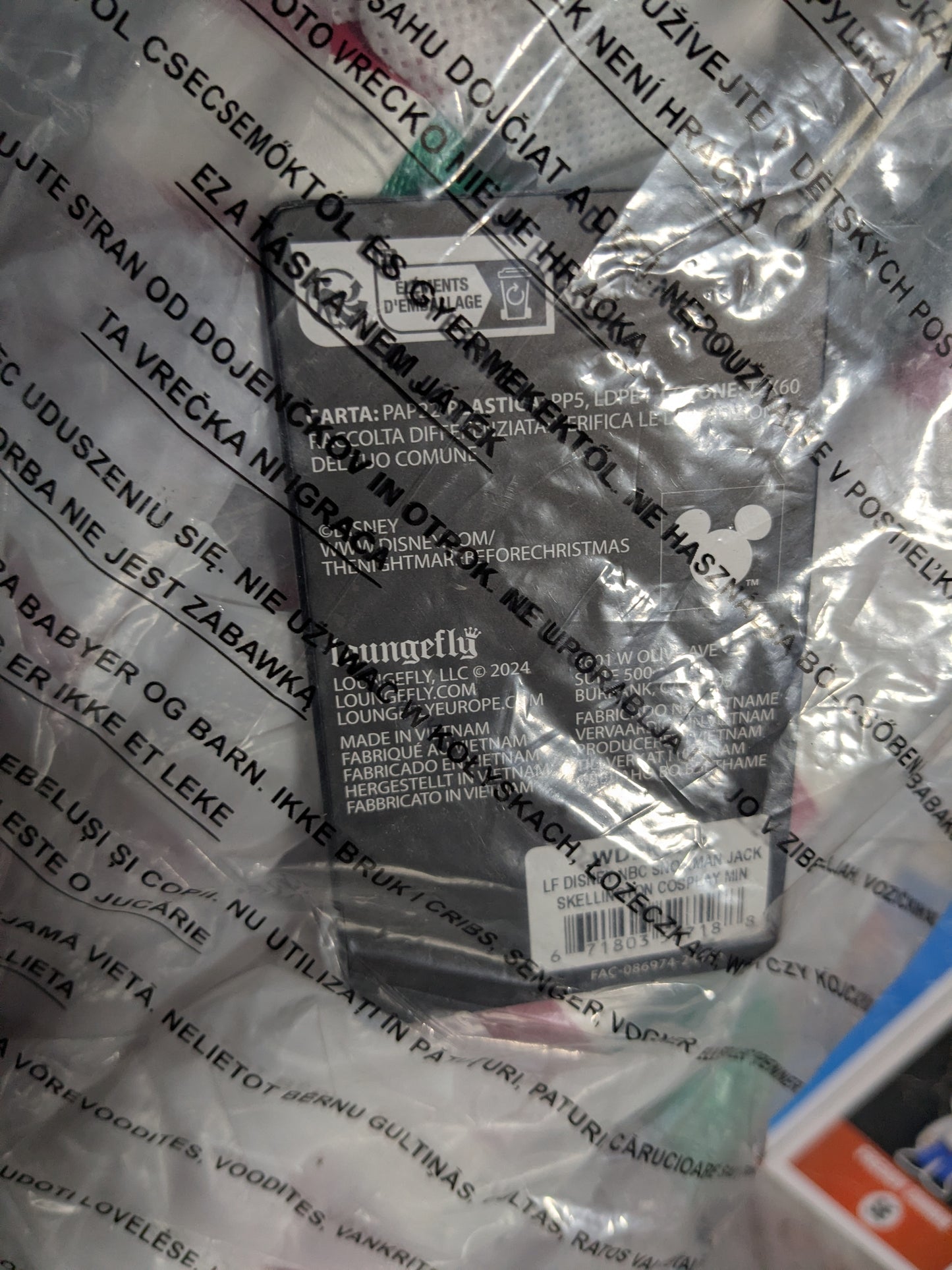 Loungefly: Mini zaino da cosplay di Snowman Jack ☃️