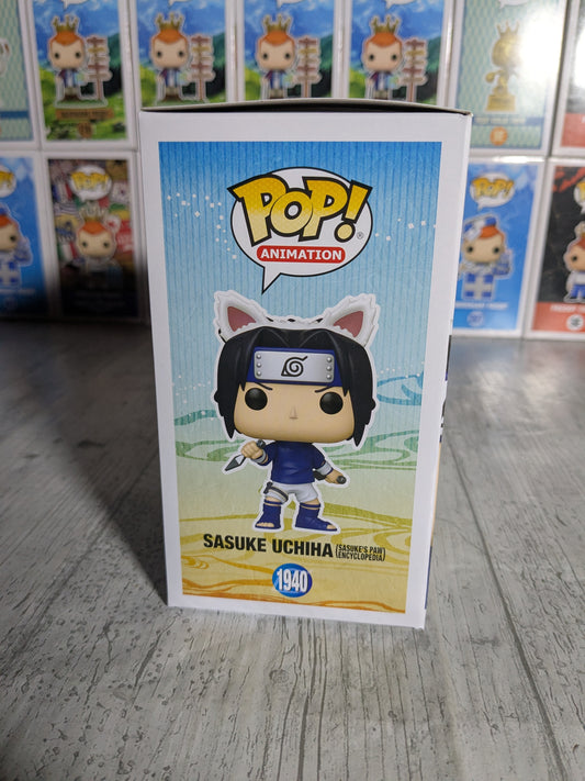 Funko pop Naruto Shippuden #1940 - Sasuke Uchiha Sasuke's Paw Encyclopedia (WC2025)