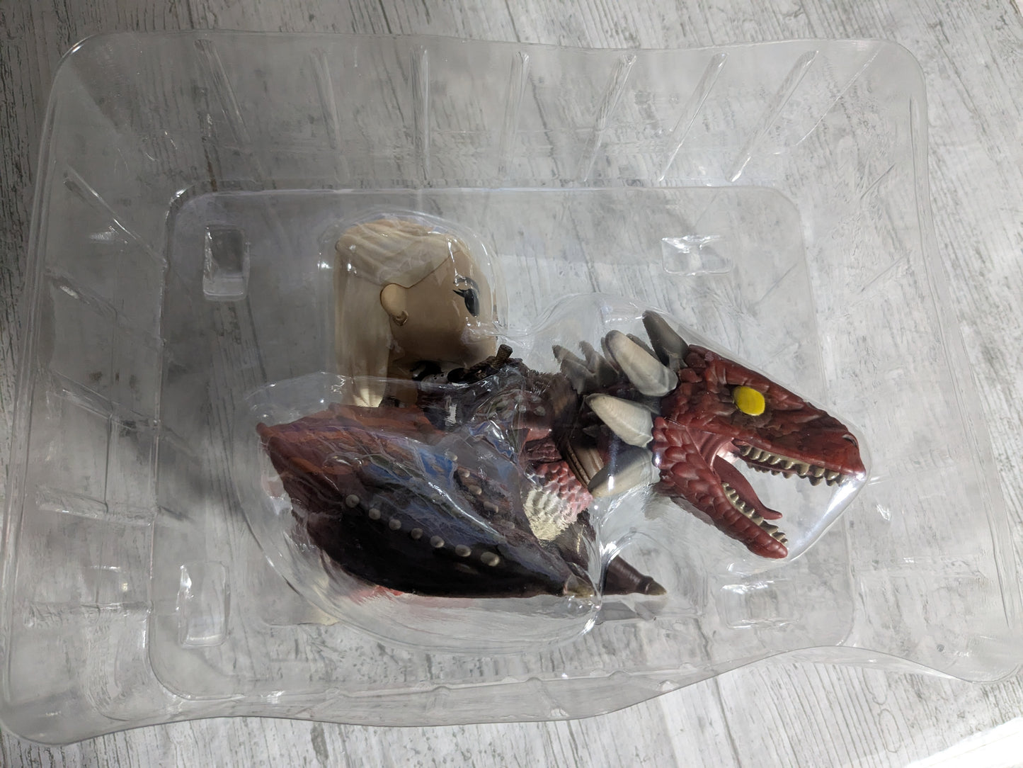 Funko pop House of the Dragon #124 - Rhaenys Targaryen with Meleys (Opened/Damaged Box)