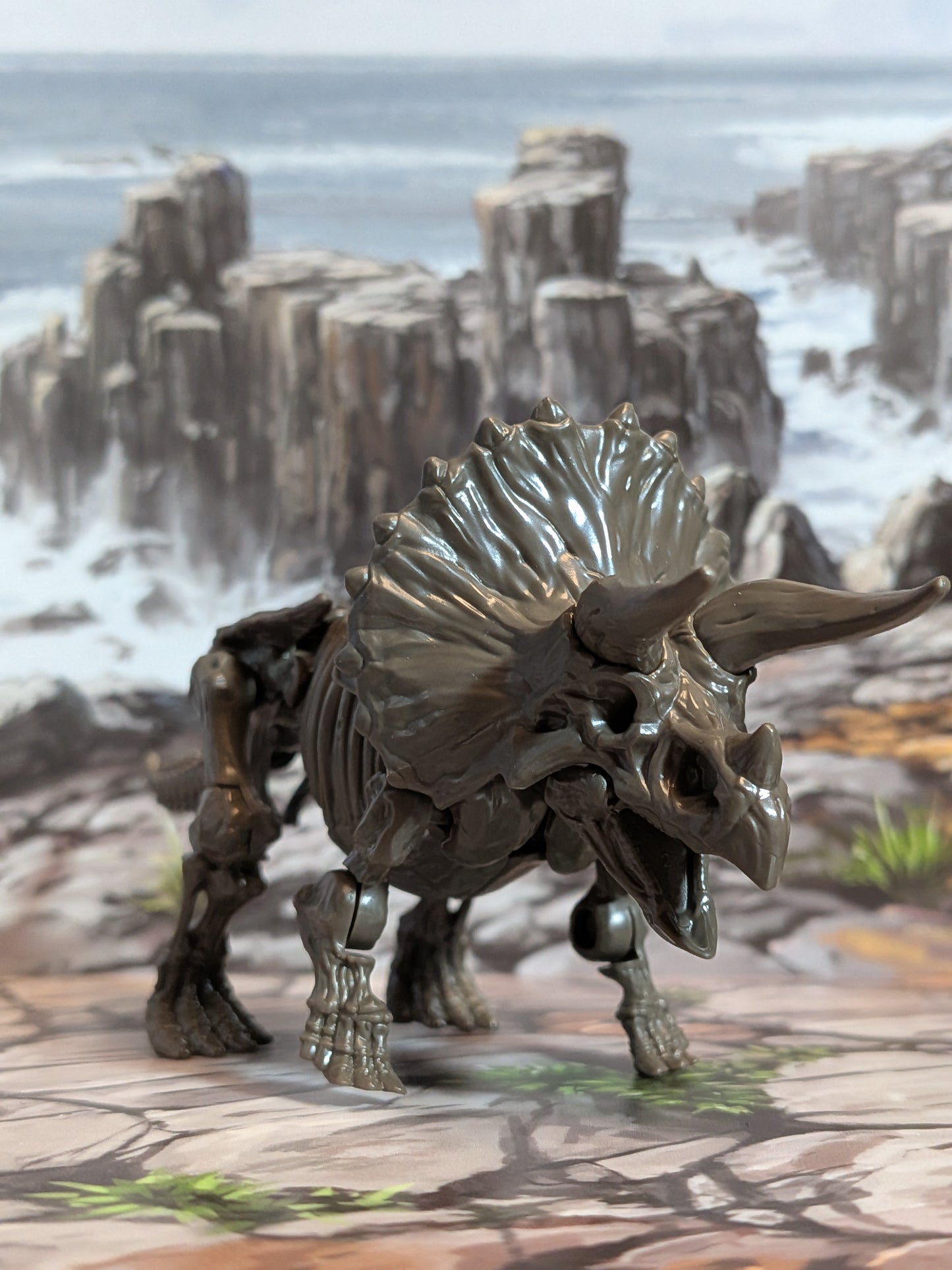 Blokees - Jurassic World Terraventure Ts02 - Triceratops (Fossil Version) (~12cm)