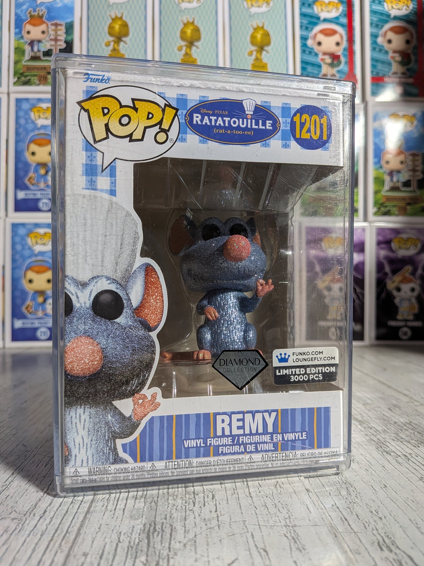 Funko pop Disney #1201 - Remy (Funko x Loungefly/3000 pezzi/diamante/scatola danneggiata)
