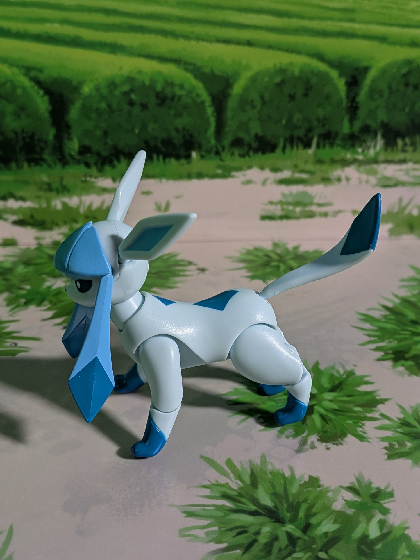 SHODO Pokémon 7 - Givrali | Glaceon (Figurine articulée + Accessoires)