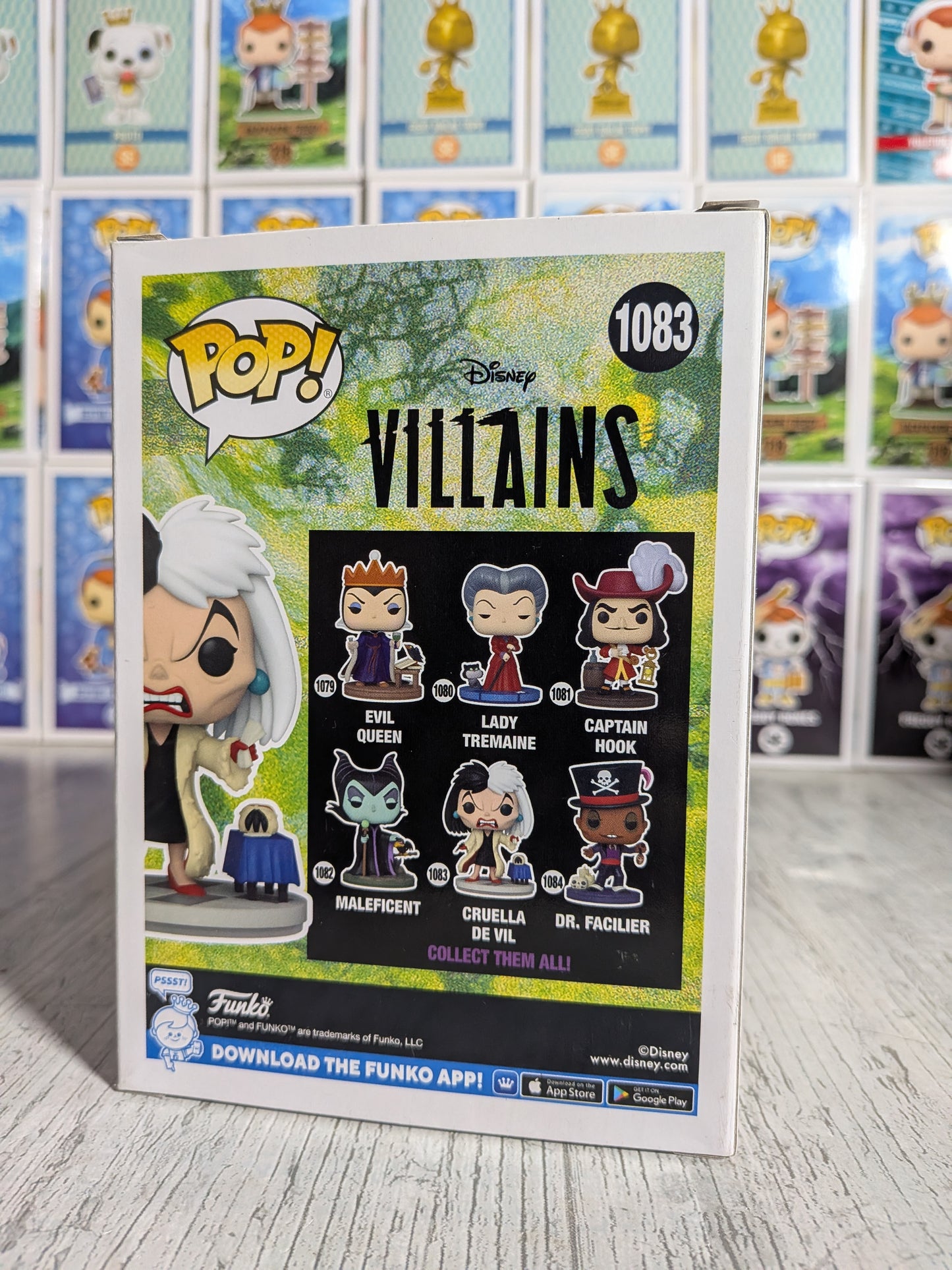 Funko pop Disney Villains #1083 - Crudelia De Vil
