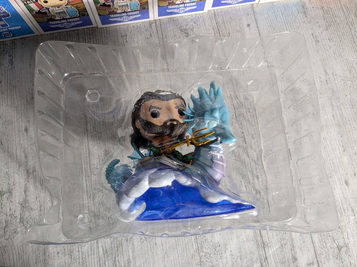 Funko pop 295 : Aquaman and Storm (Damaged Box/Opened)
