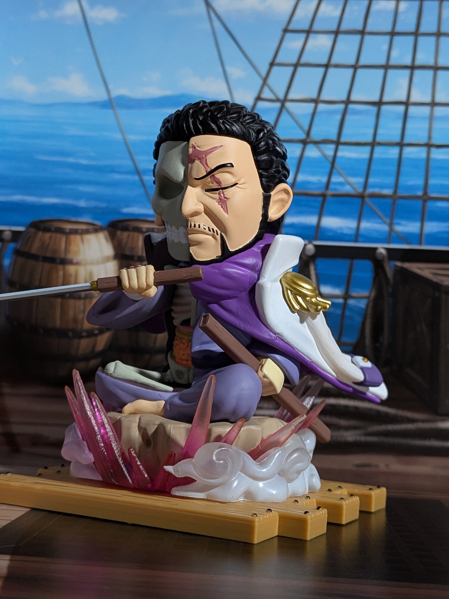 Mighty Jaxx - One Piece Freeny's Hidden Dissectibles Marines Edition - Issho / Fujitora (~10cm)