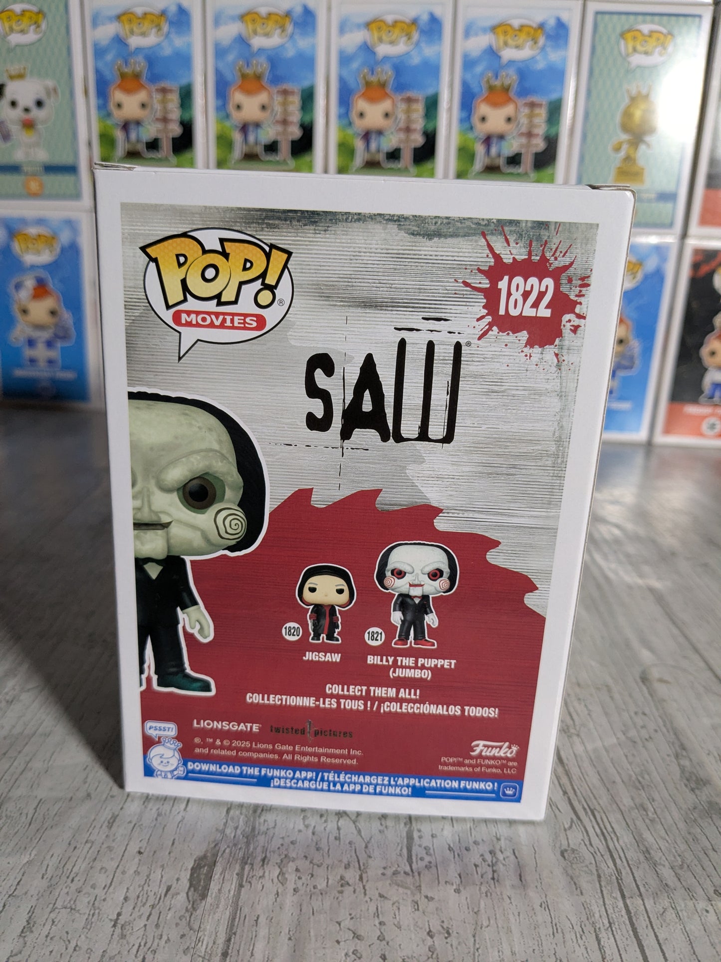 Funko pop Saw #1822 - Billy The Puppet (9500PCS)