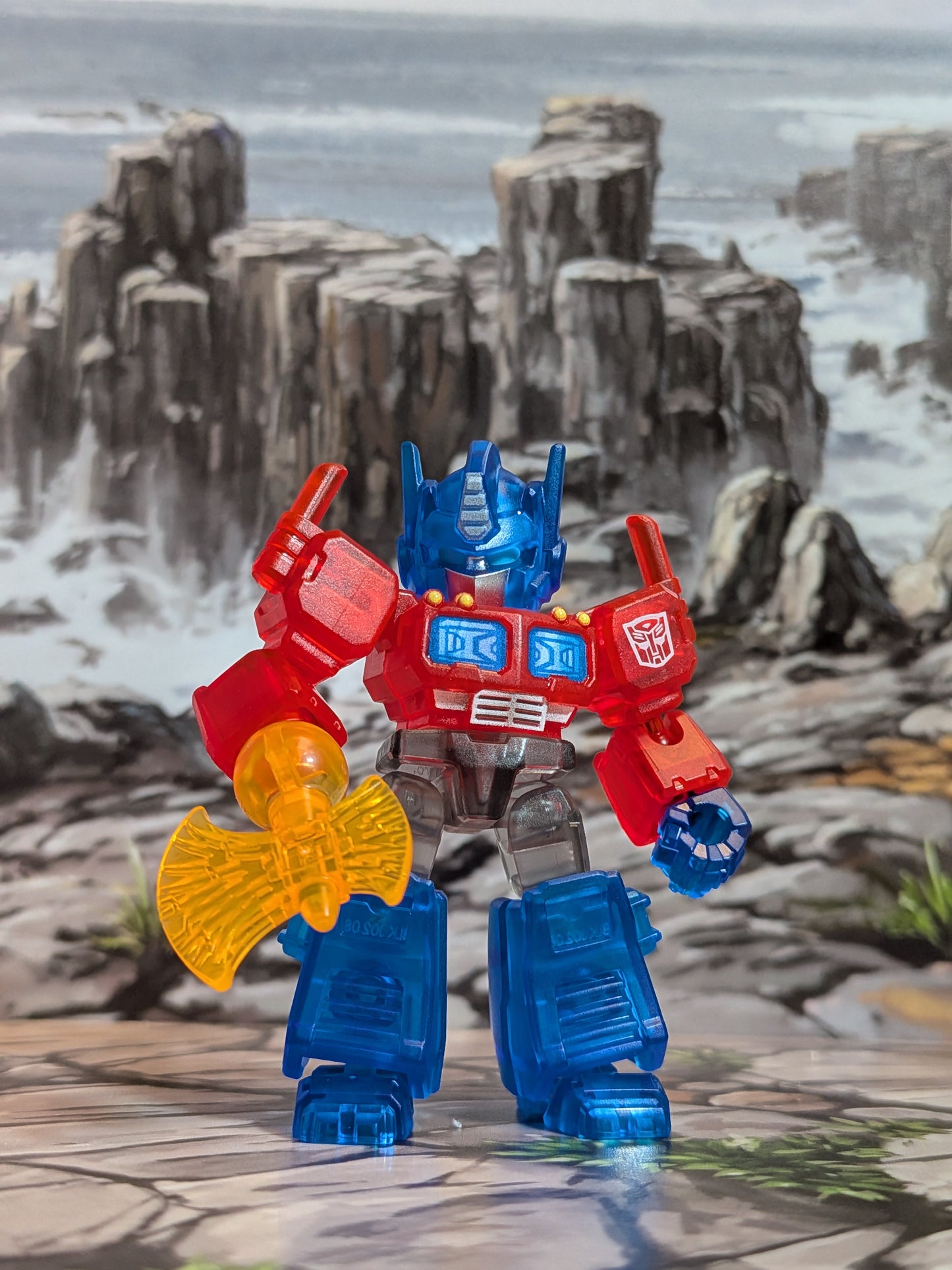 Blokees - Transformers Defender Version 05 - Brilliant-Optimus Prime (~4-6cm)