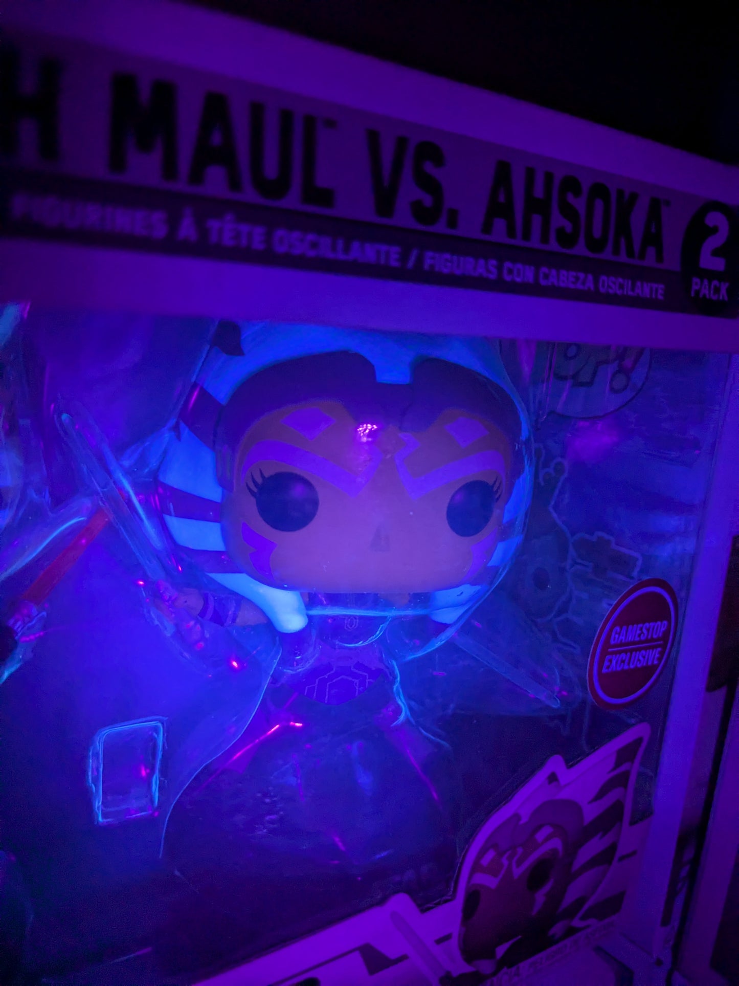 Funko pop : Darth Maul vs Ahsoka Tano (GameStop/Damaged Box)