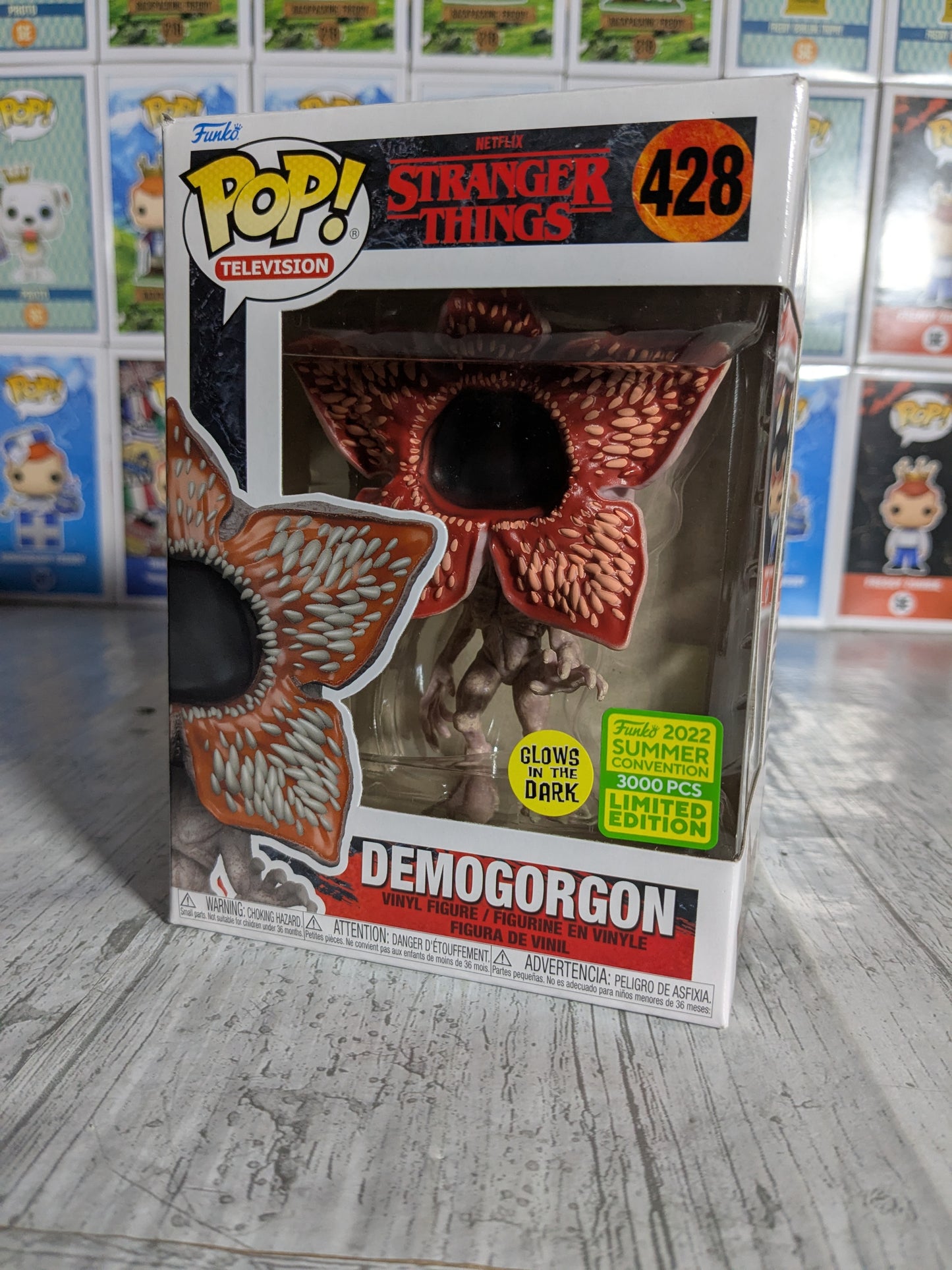Funko pop 428 : Demogorgon (SC2022/Glow/Opened/Damaged box/3000PCS)