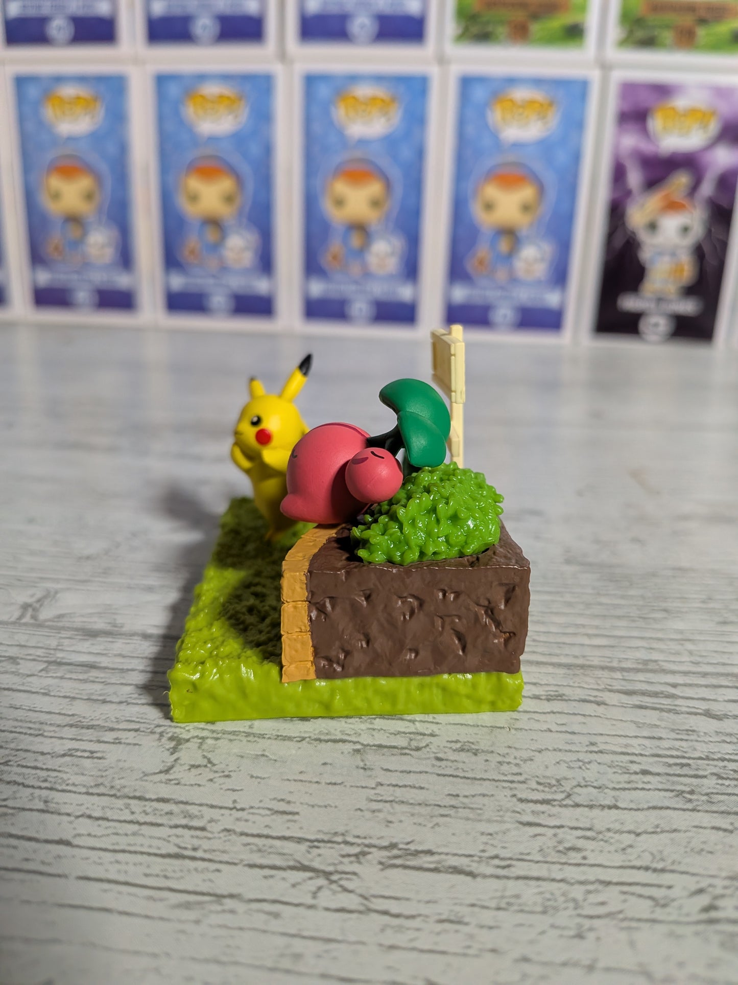 Re-Ment Pokémon - Pikachu & Granivol / Hoppip - Pokémon Garden