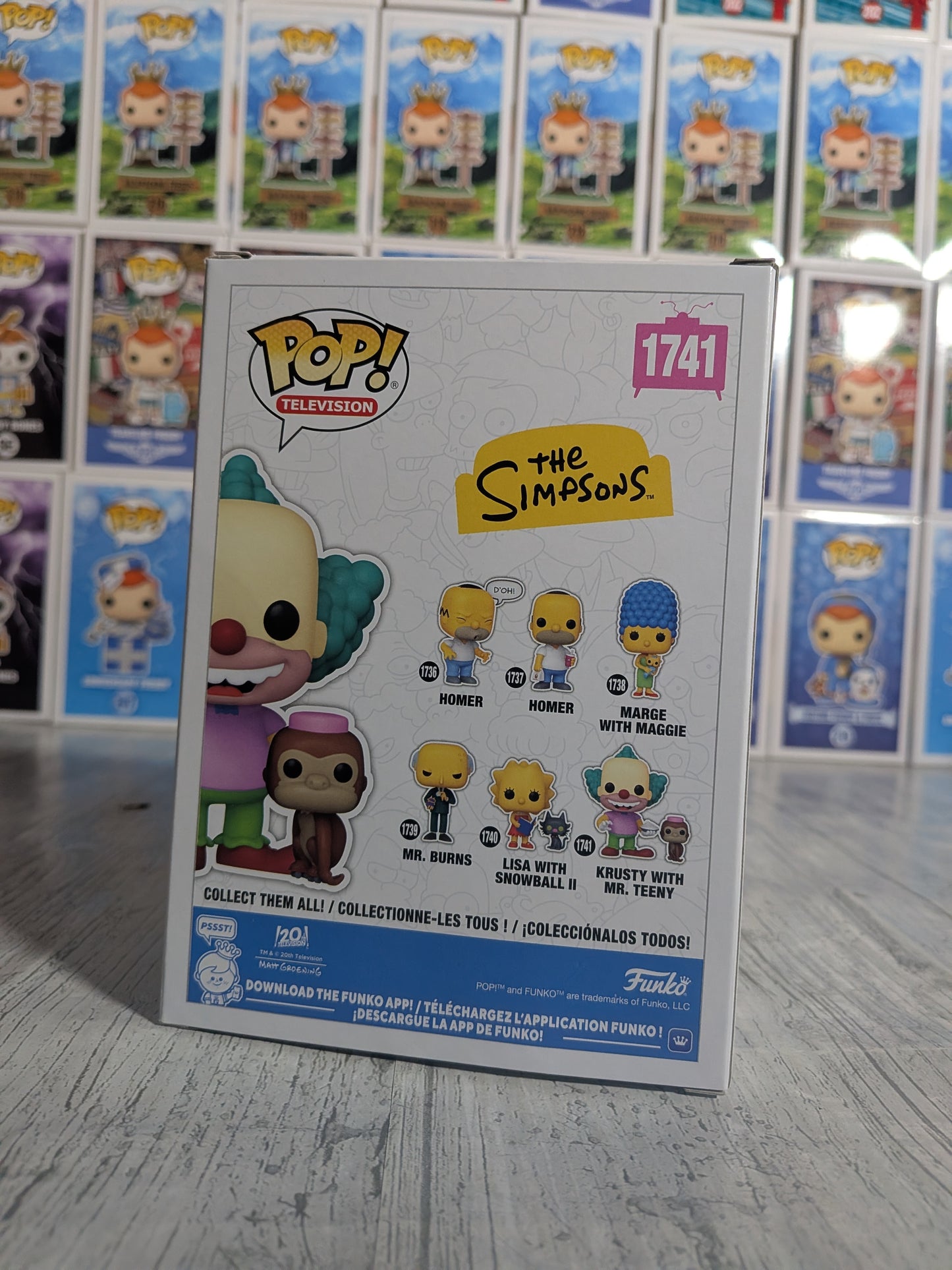 Funko pop The Simpsons #1741 - Krusty with Mr. Teeny