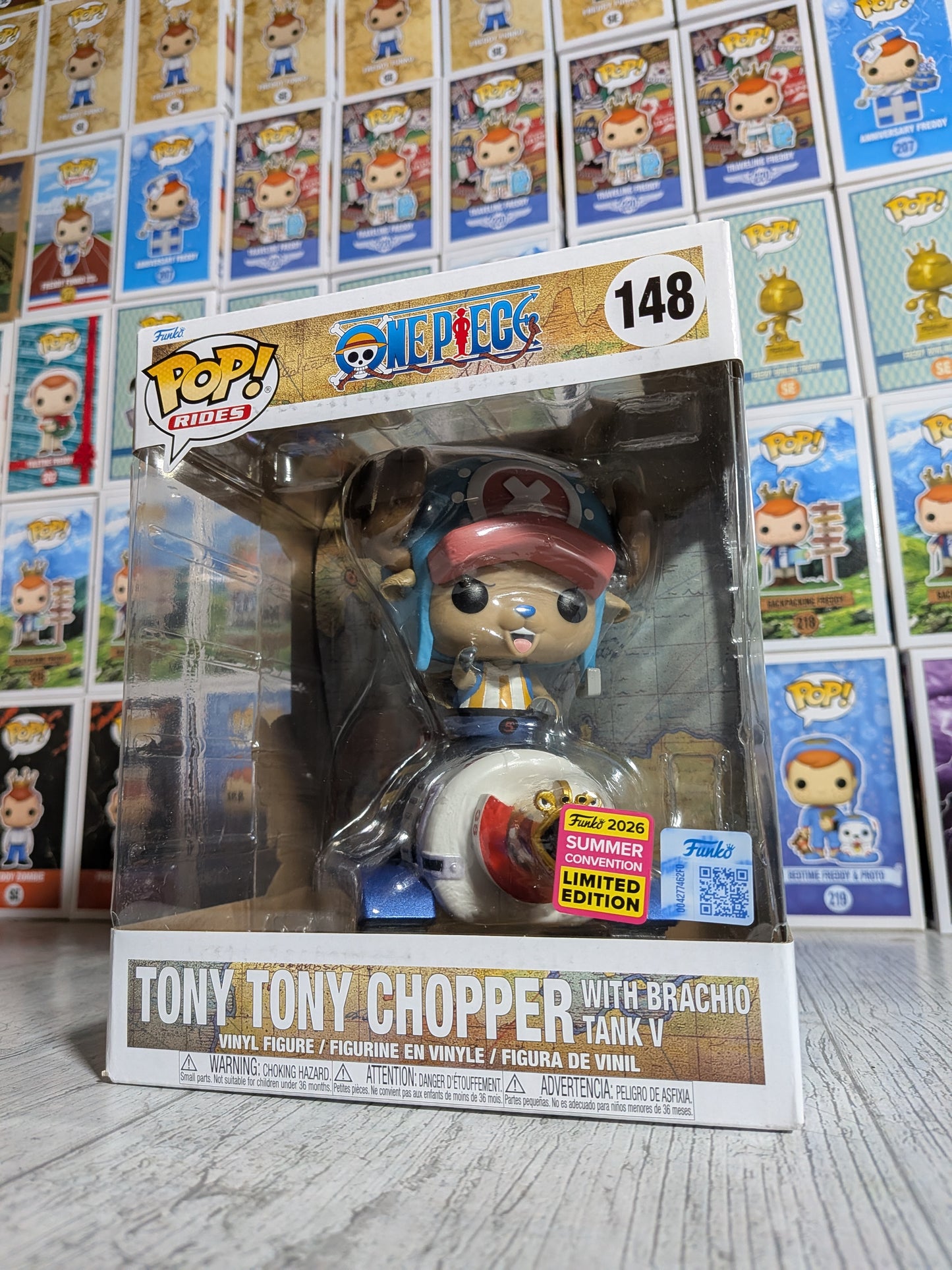 Funko Pop! Rides #148 - Tony Tony Chopper with Brachio Tank V (SC2026)