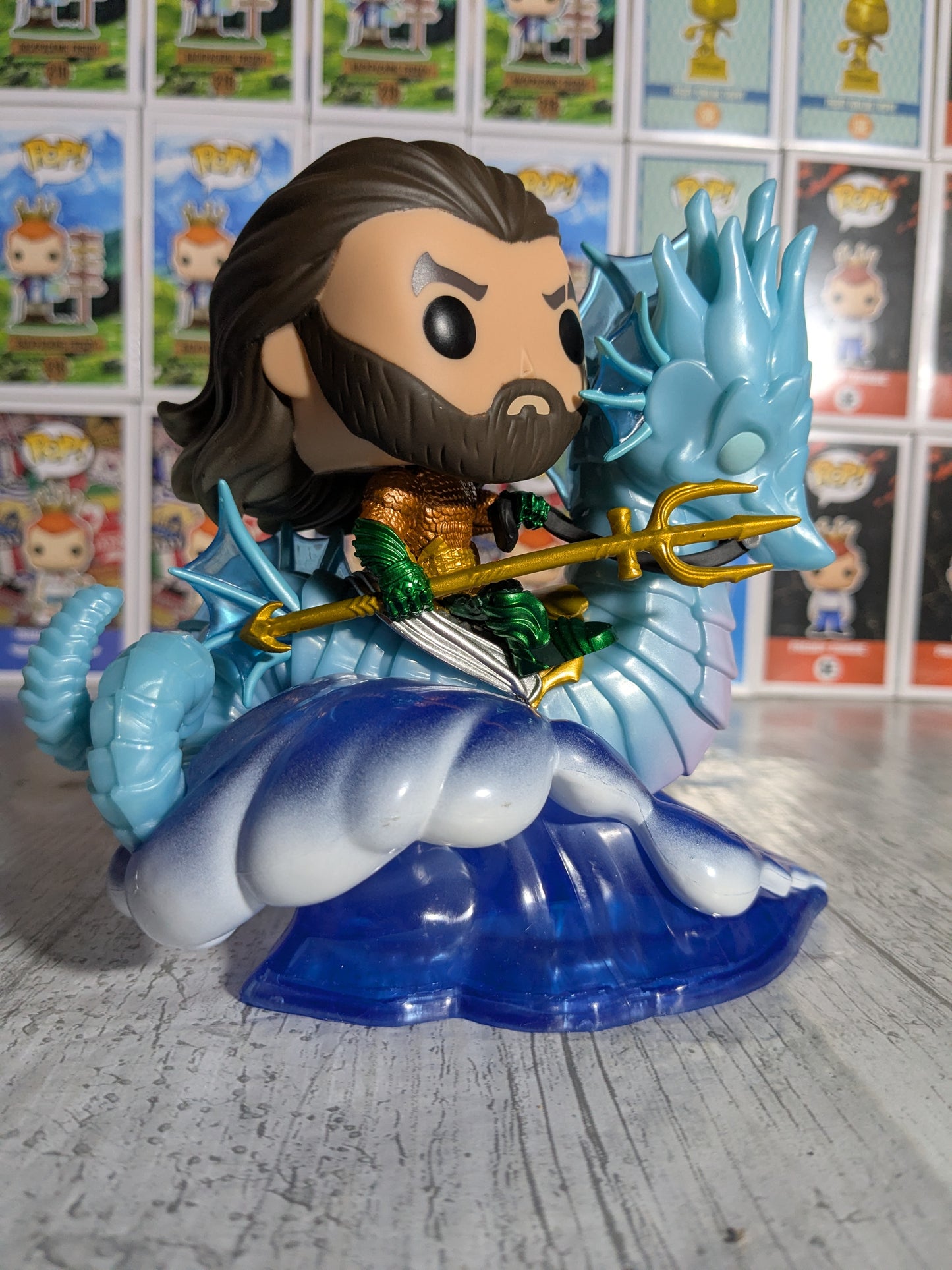Funko pop 295 : Aquaman and Storm (Damaged Box/Opened)