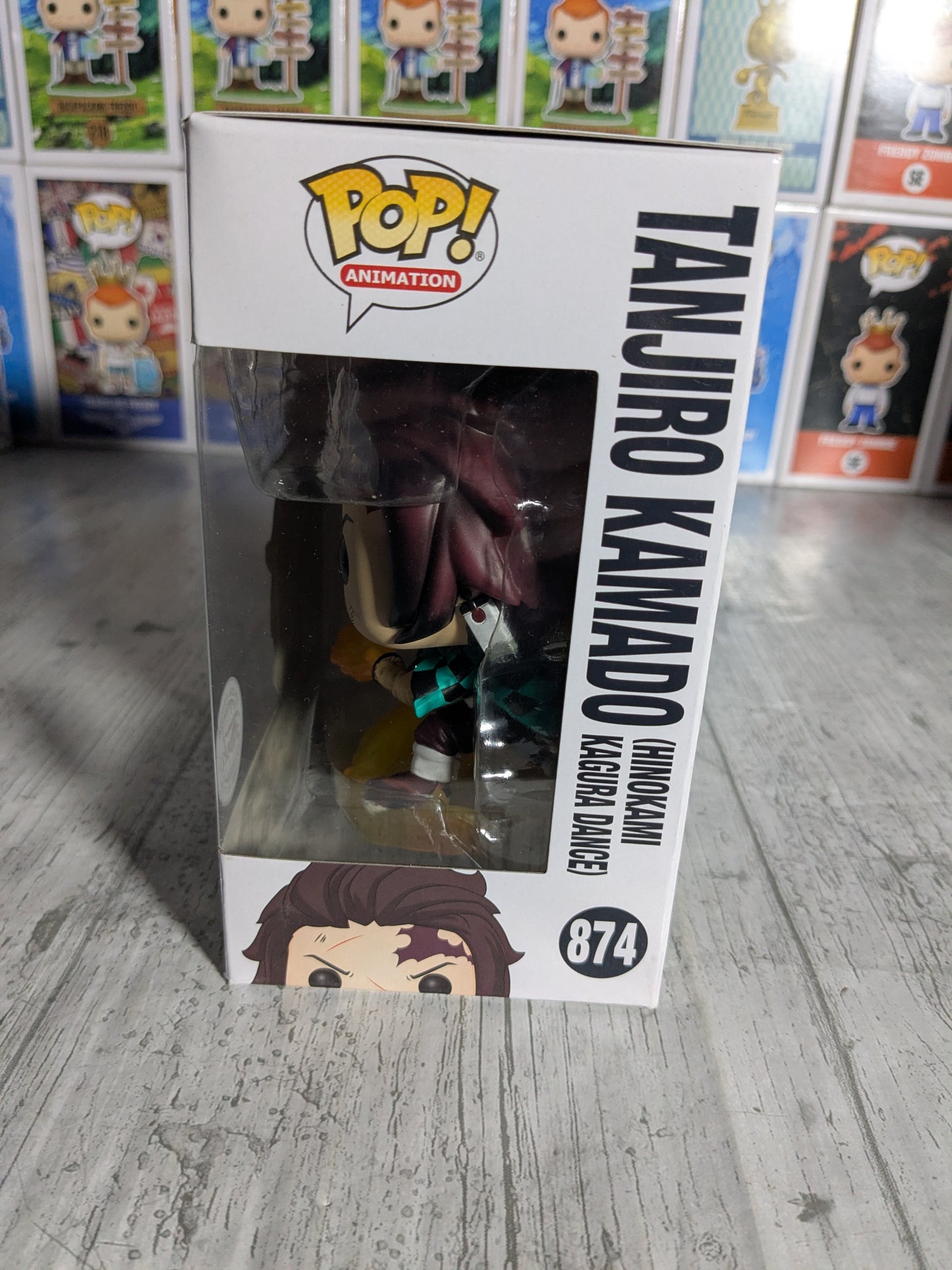 Funko pop 874 : Tanjiro Kamado (Hinokami Kagura Dance)