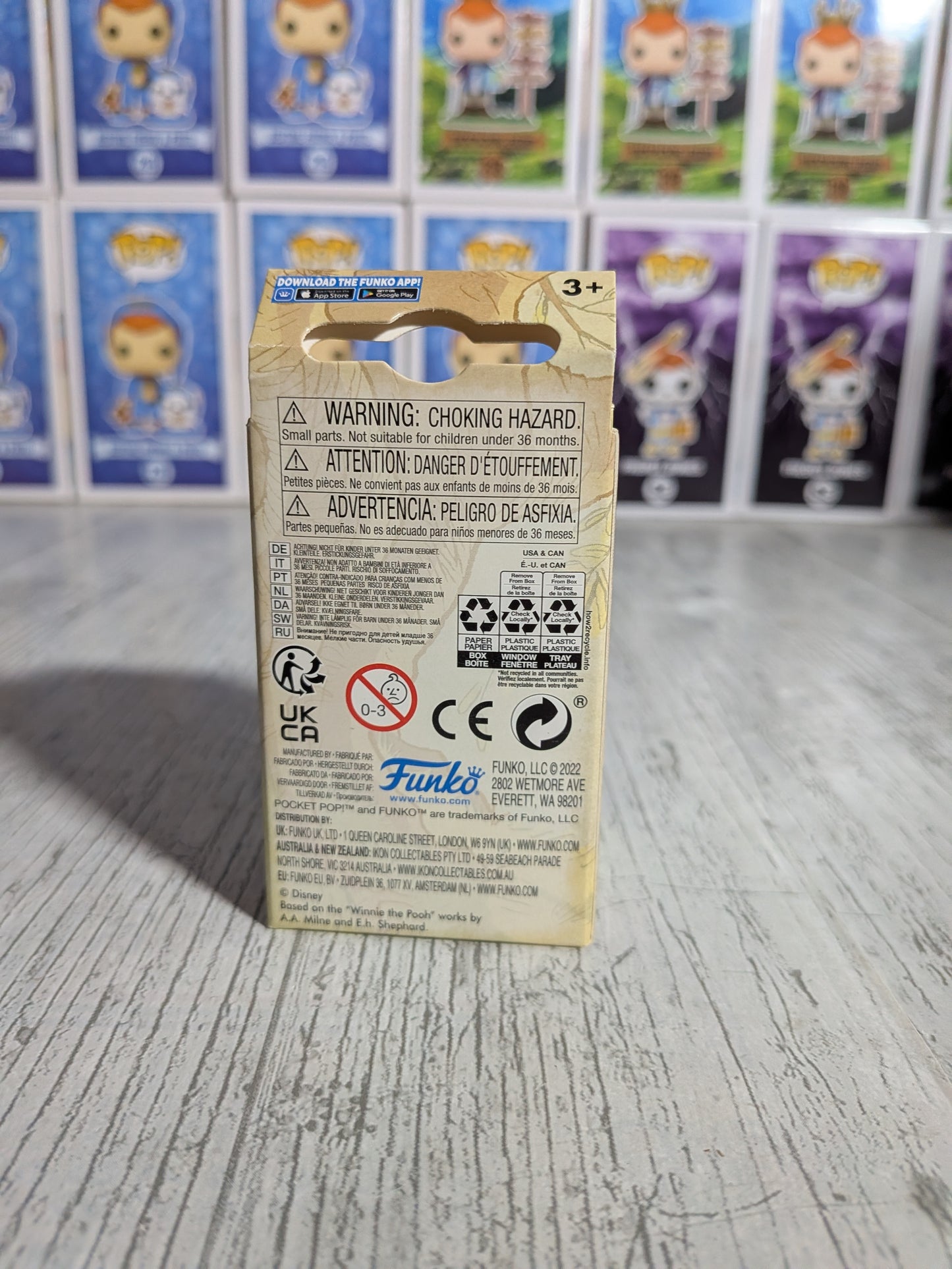 Portachiavi Funko Pocket Pop - Winnie the Pooh