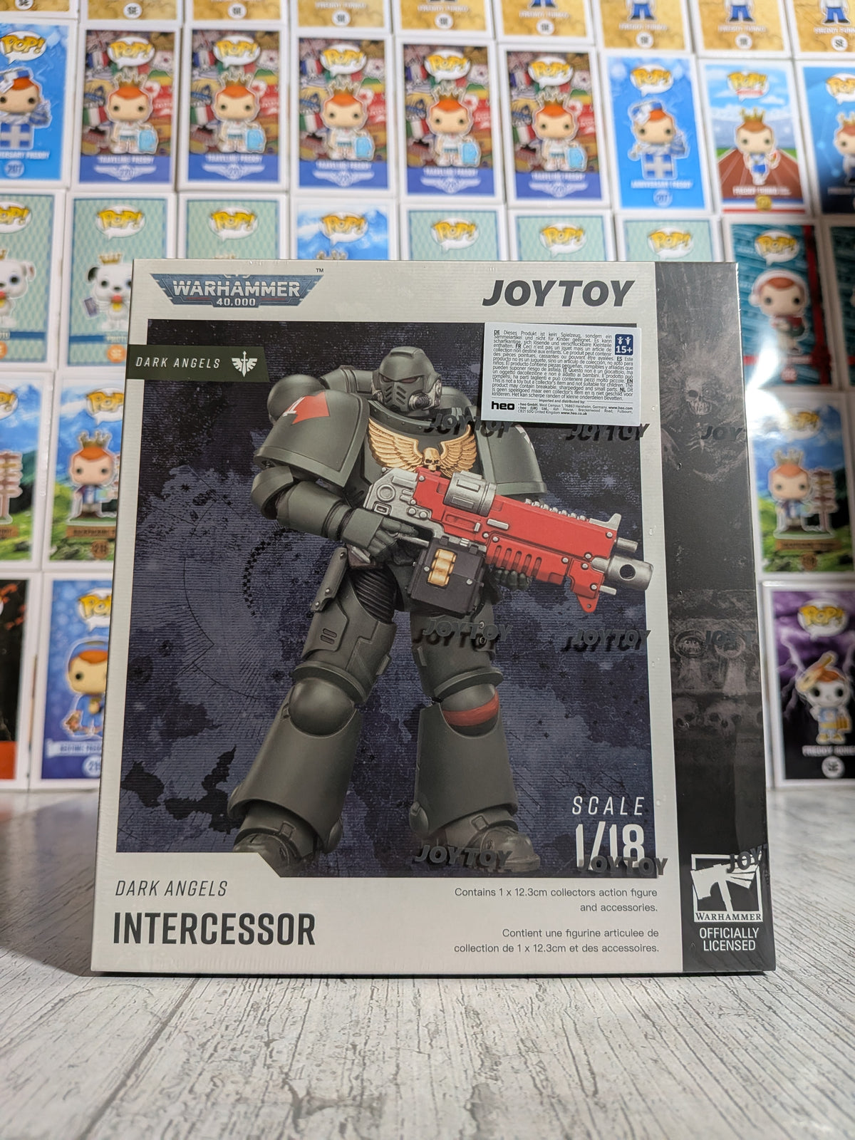 JoyToy Warhammer 40k - Space Marines Dark Angels Intercessor (12.3cm)