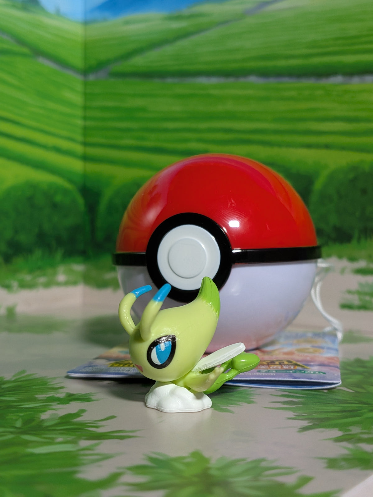 Shokugan: Pokémon Get & Gum - Blazing Sky Illusion - Celebi & Poké Ball (Environ 3 cm)