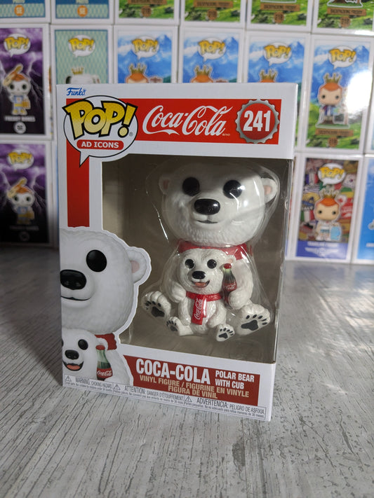 Funko pop 241 : Coca-cola Polar Bear with Cub 🐻‍❄️