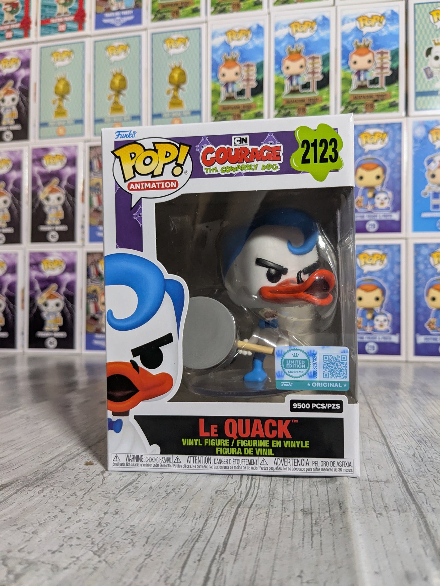 Funko pop Courage The Cowardly Dog #2123 - Le Quack (9500PCS)