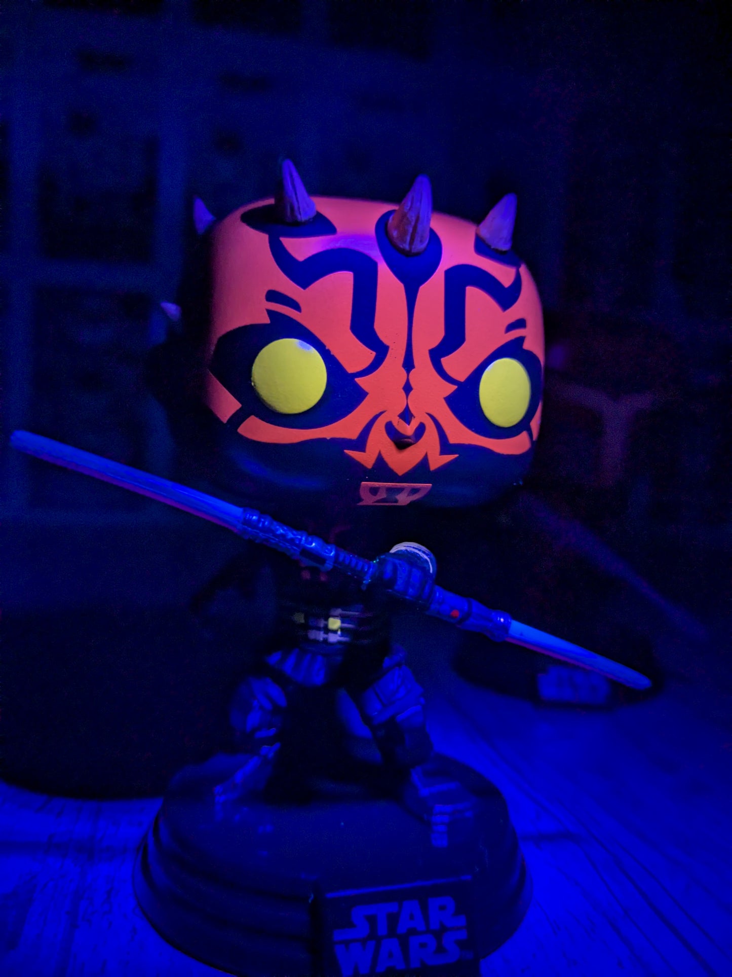 Funko pop : Darth Maul & Gar Saxon (Glow/Damaged Box/Opened)