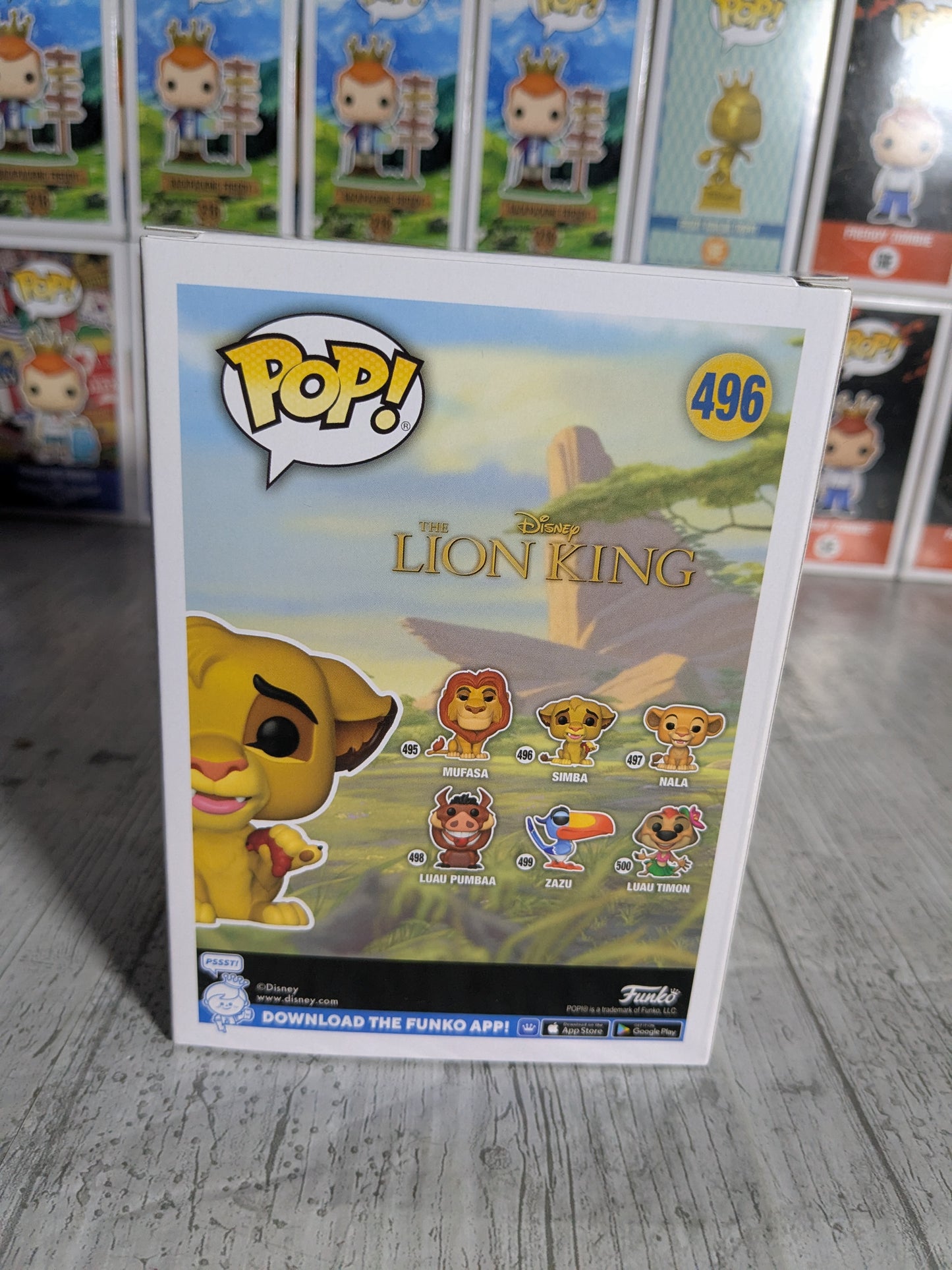 Funko pop 496 : Simba (Flocked/HQE)