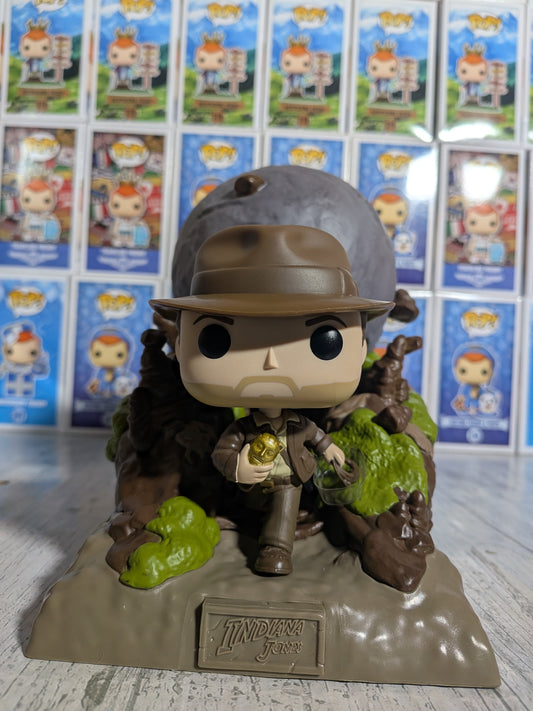Funko pop Disney Indiana Jones #1368 - Indiana Jones Boulder Escape (Opened/Damaged Plastic/Damaged Box)