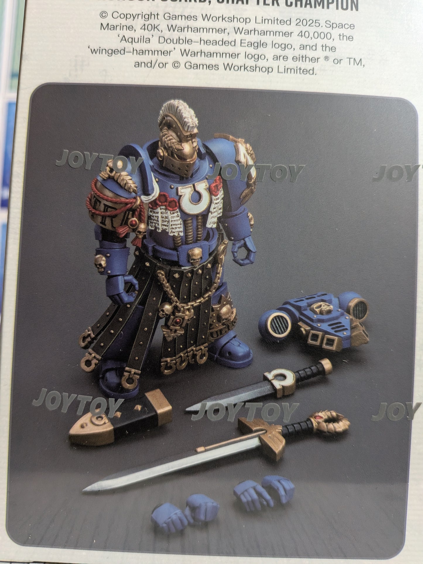 JoyToy Warhammer 40k - Ultramarines Ehrengarde Ordensmeister (12 cm)