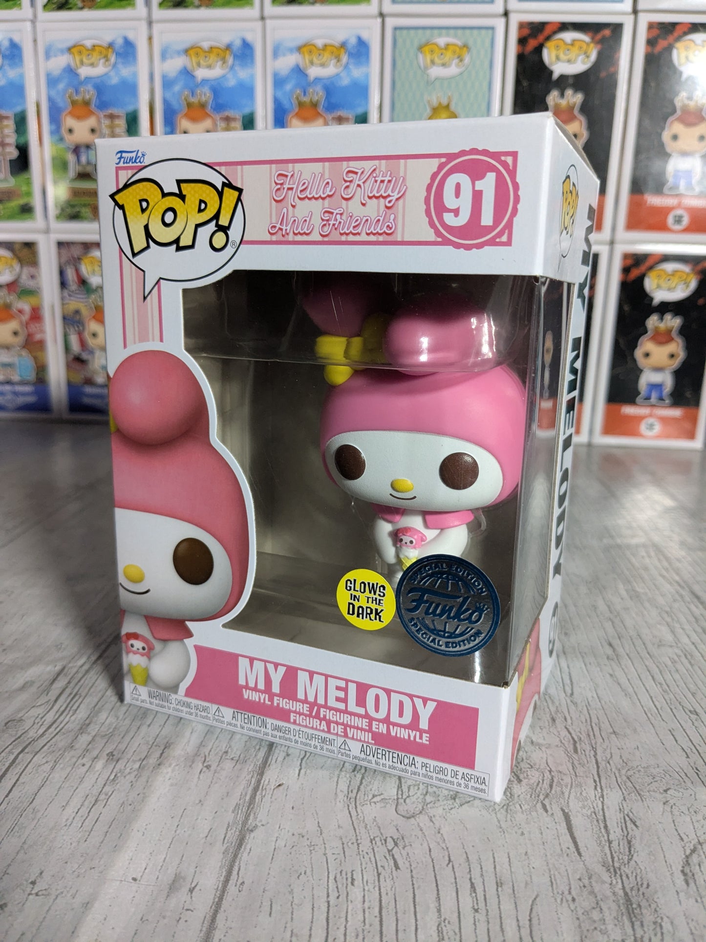 Funko pop 91 : My Melody (Glow)