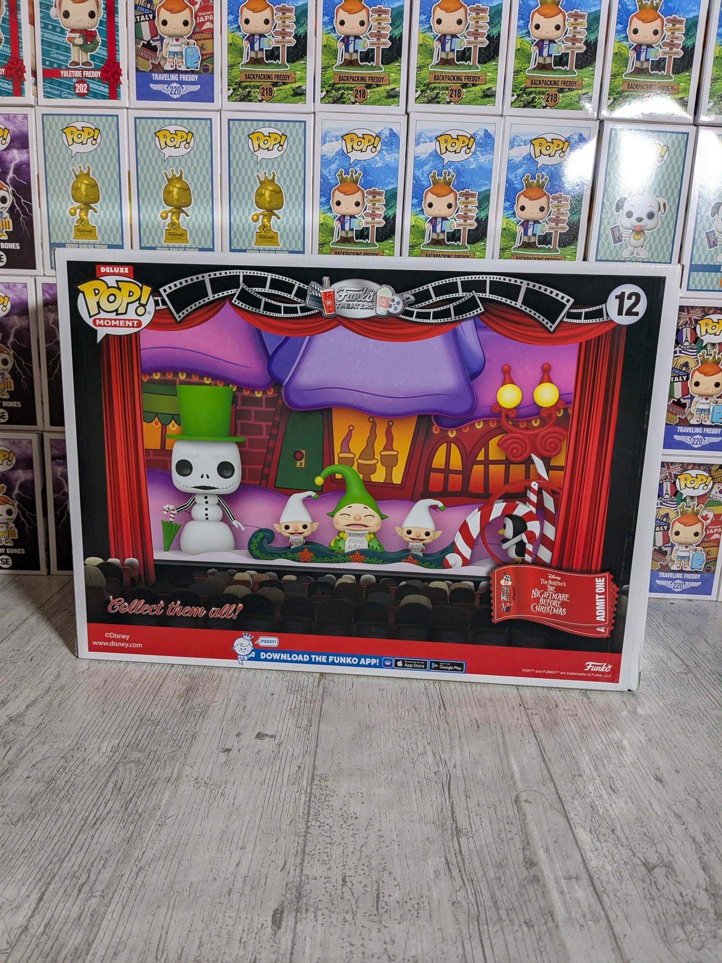 Funko pop Disney The Nightmare Before Christmas #12 - Snowman Jack / Carolers (Damaged Box)