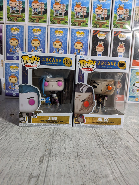 Funko pop Arcane - Jinx & Silco (Bundle)