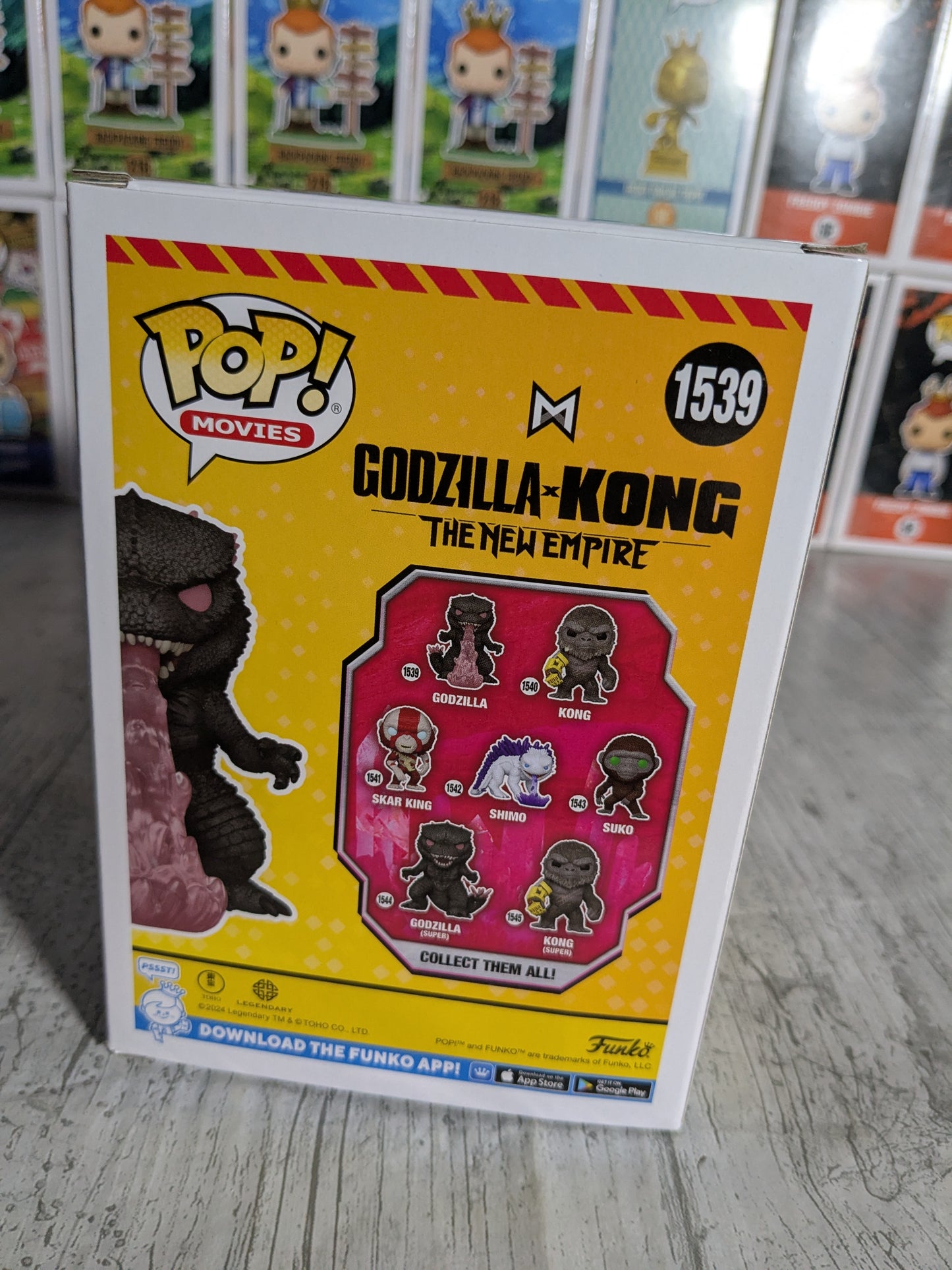 Funko pop 1539 : Godzilla (Opened)