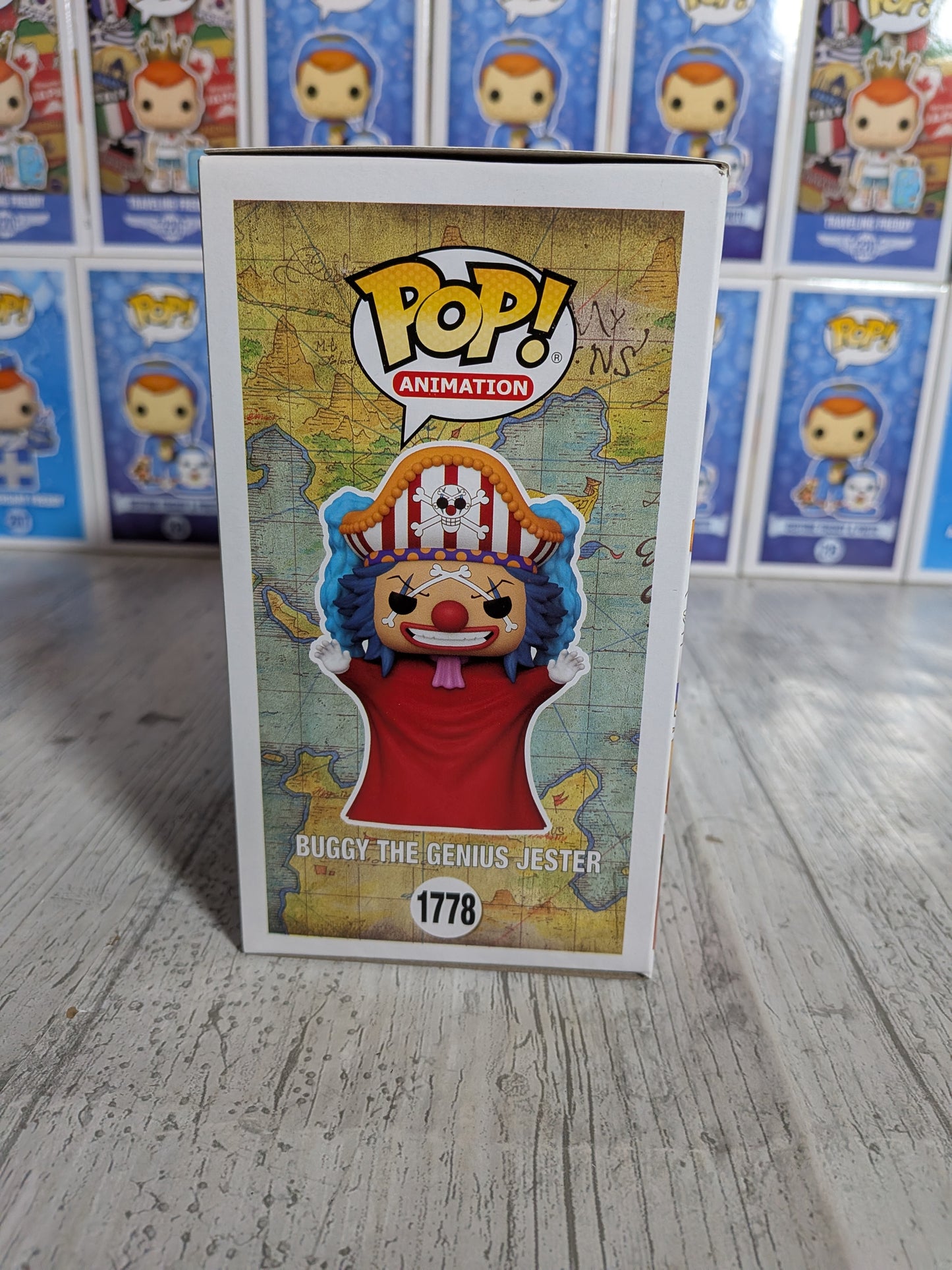 Funko Pop One Piece #1778 – Buggy, der geniale Hofnarr