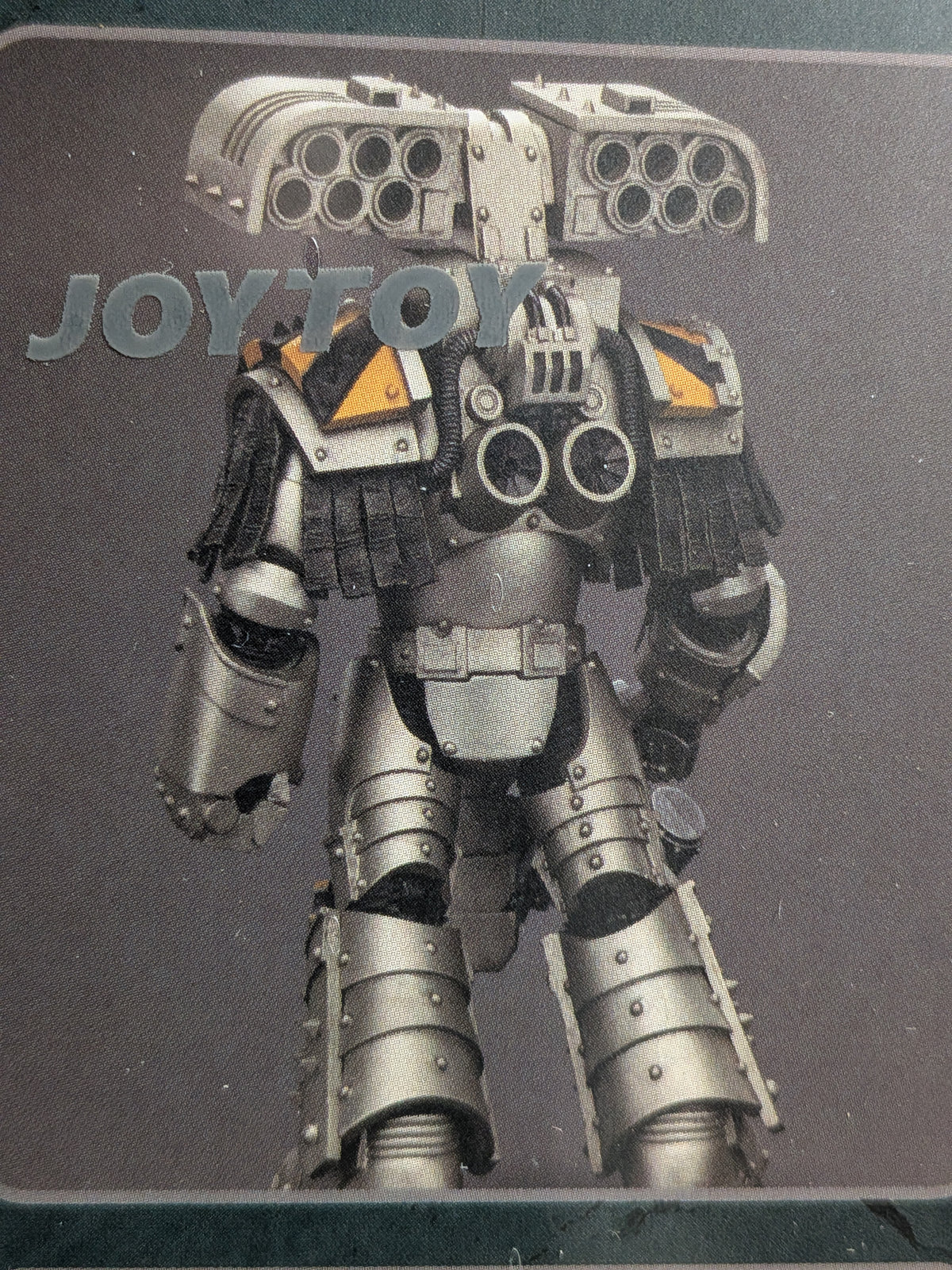 JoyToy Warhammer The Horus Heresy - Iron Warriors Tyrant Siege Terminator with Rocket Launcher (13.7cm)