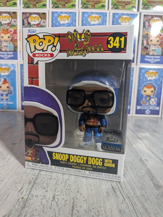 Funko pop Rocks #341 - Snoop Doggy Dogg with Hoodie (15000 PCS)