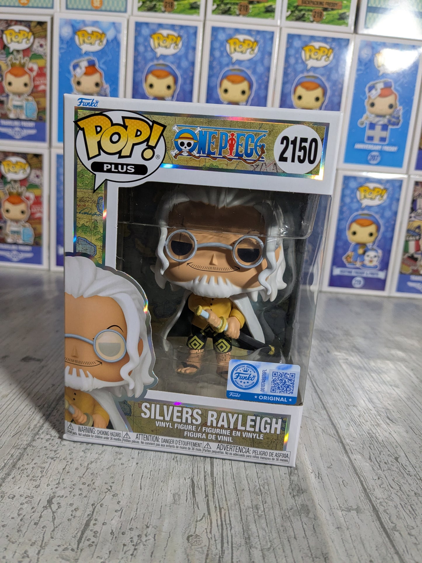 Funko Pop One Piece #2150 - Silvers Rayleigh (Geöffnete/Beschädigte Verpackung)