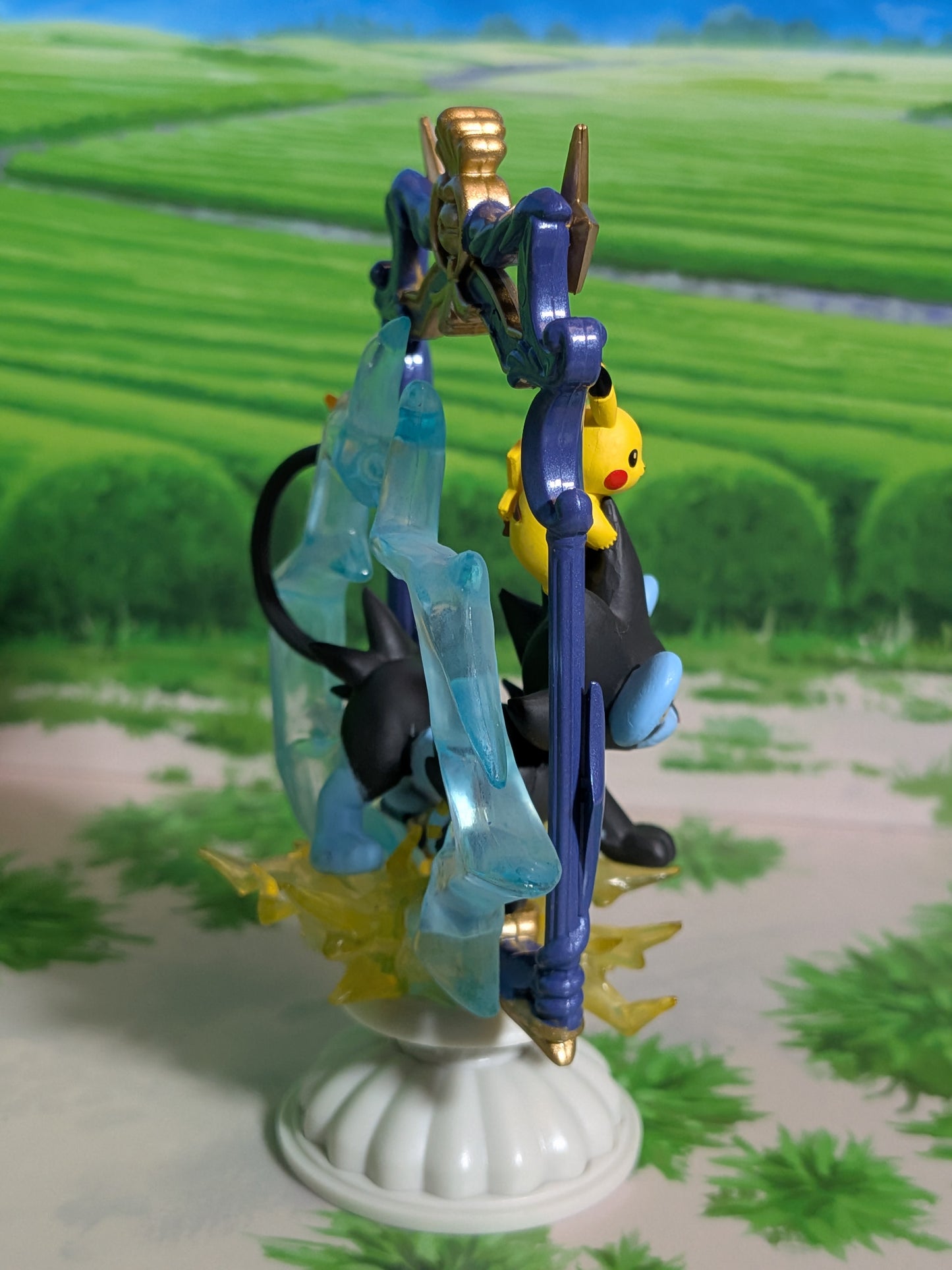 Re-Ment Pokémon - Pikachu & Luxray | Rentorar - Decorative Frame Collection 2