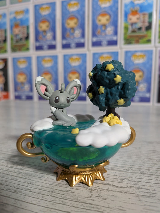 Re-Ment Pokémon - Chinchidou / Minccino - Starrium Dreaming Moonlit Night