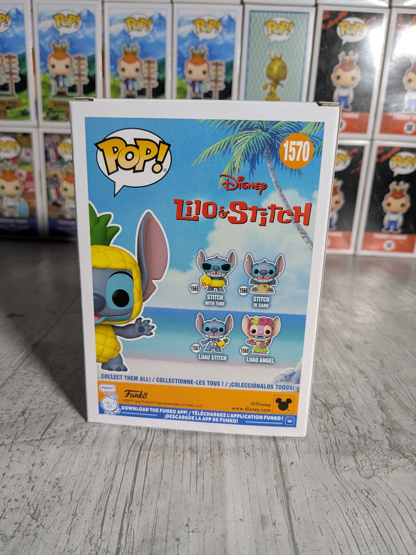 Funko pop 1570 : Stitch as Pineapple (Scented)