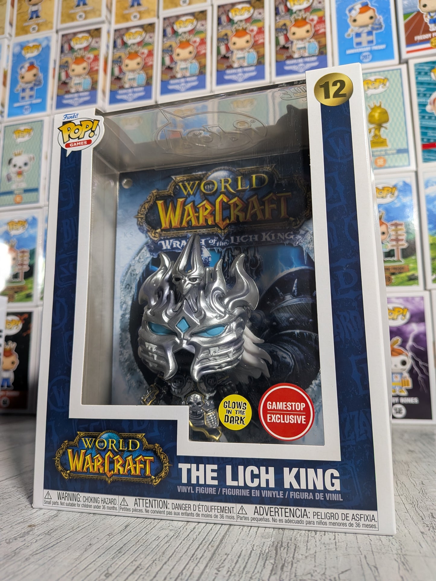 Funko Pop Games World of Warcraft #12 - Der Lichkönig (Glow/GE)