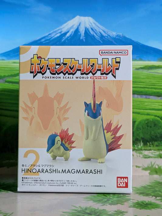 Pokémon Scale World Johto - Cyndaquil & Quilava | Cyndaquil & Quilava (Nuovo)