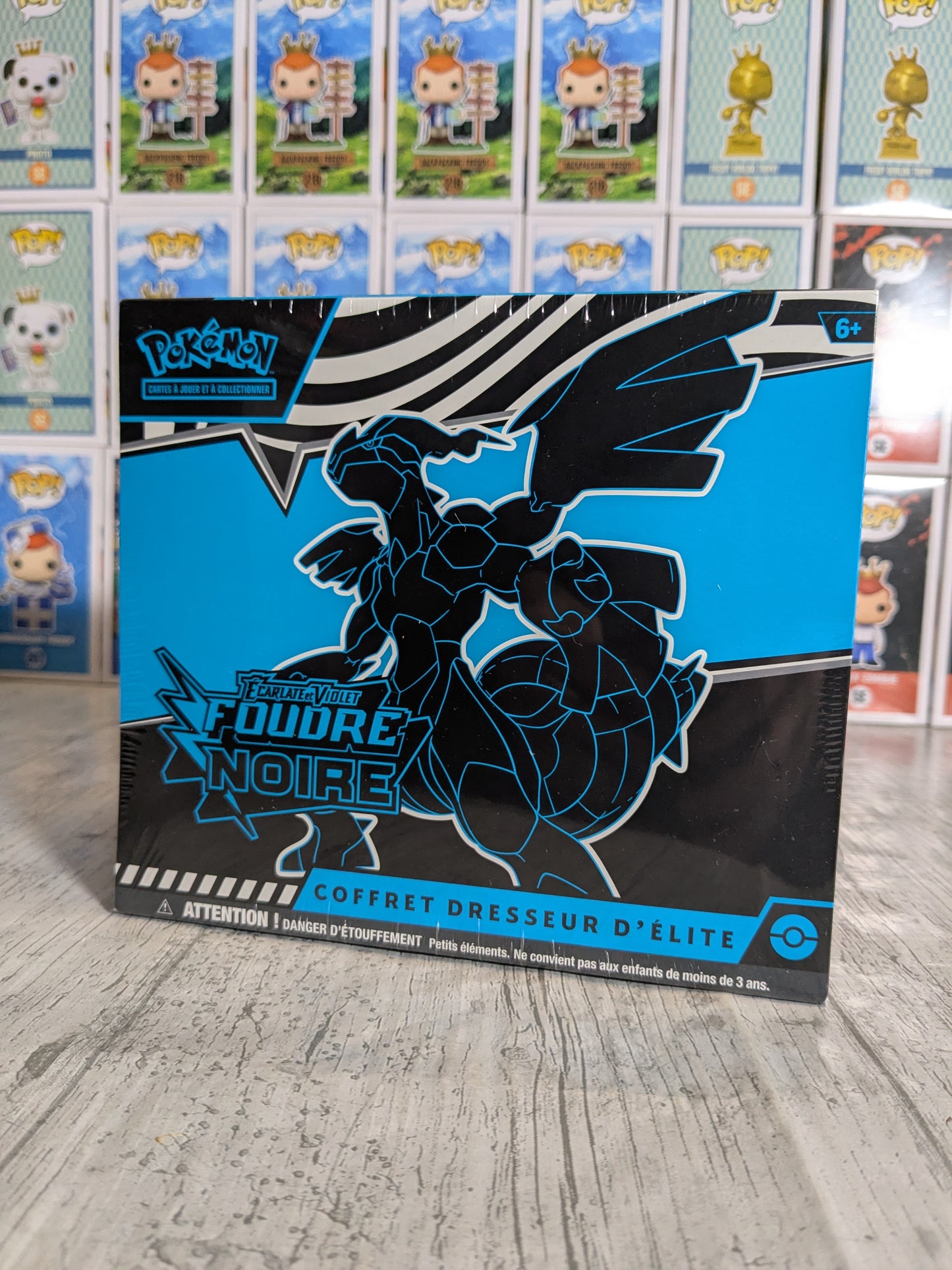 Pokémon - ETB Foudre Noire ZEKROM EV10.5 (FR) | 9 Boosters