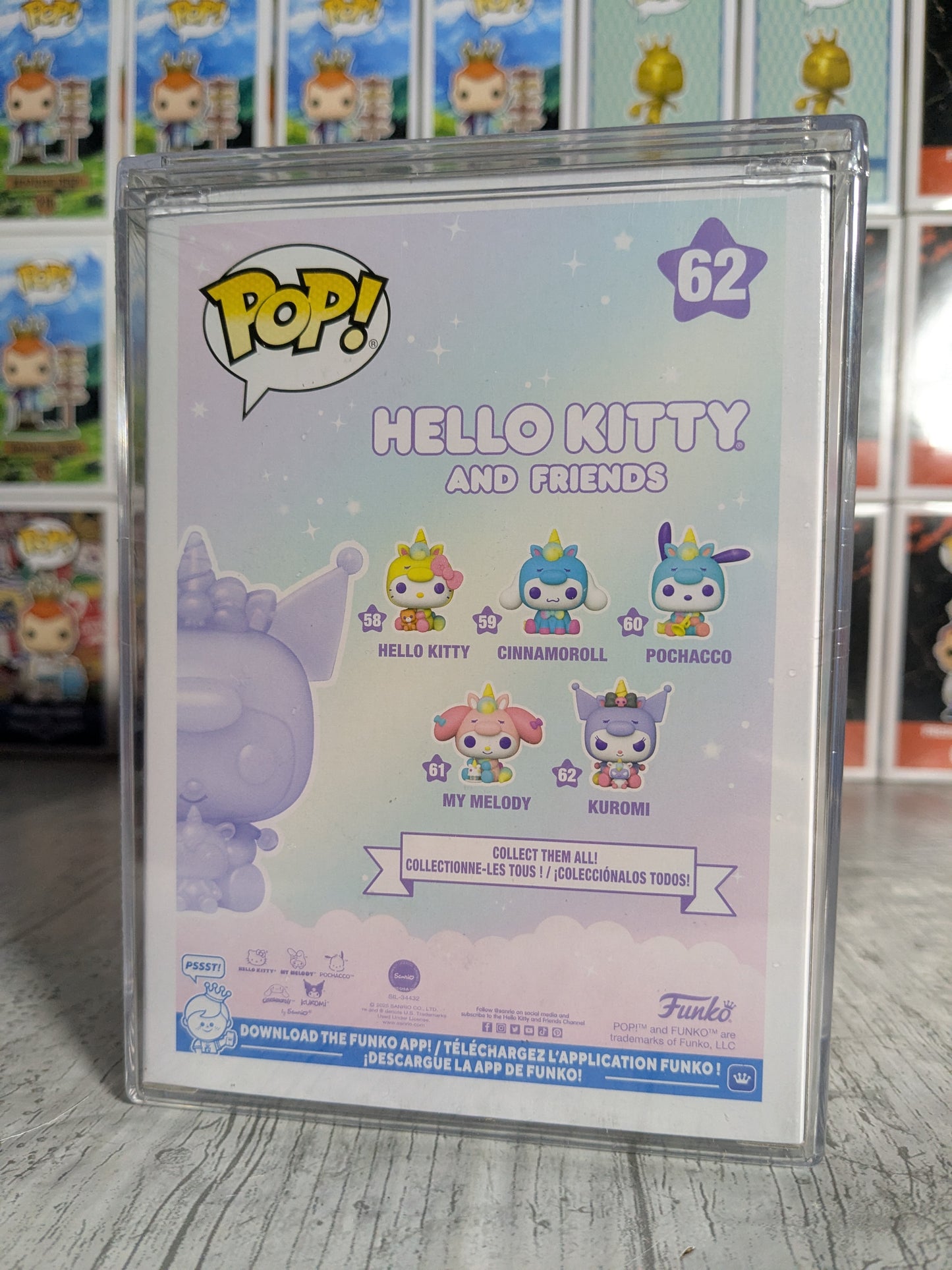 Funko pop Hello Kitty & Friends #62 - Kuromi (2025AE/3000PCS/Translucent Purple)