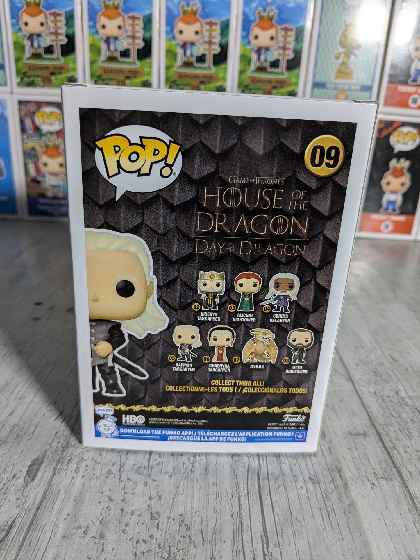 Funko pop House of the Dragon #09 - Daemon Targaryen with Dragon Egg